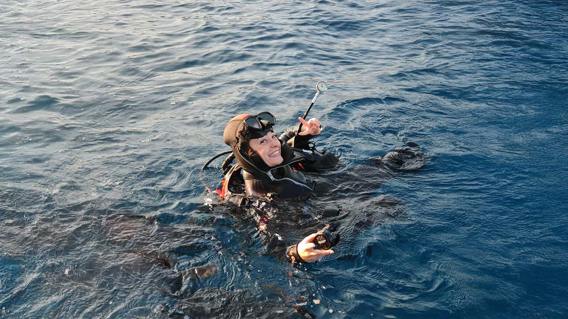 Team Freedome in immersione subacquea