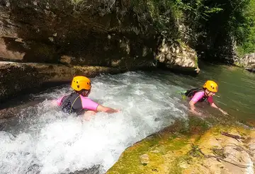 Canyoning adventure at the Carpinone waterfalls