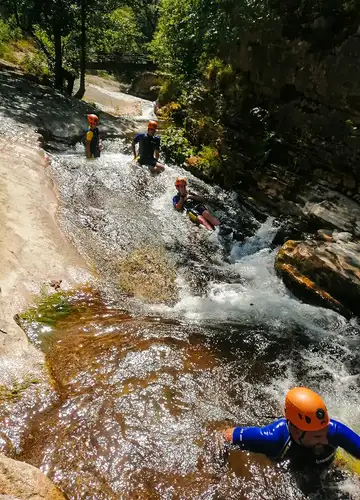 Canyoning adventure at the Carpinone waterfalls