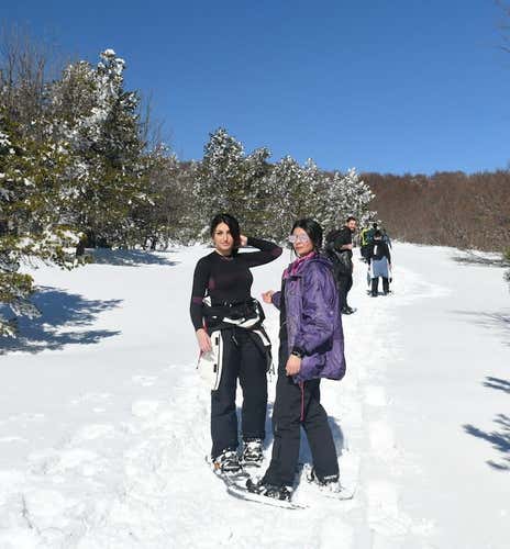 Snowshoeing in Alto Molise