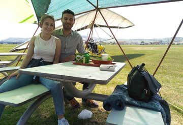 Motor hang gliding flight over the Conero Riviera with breakfast or aperitif