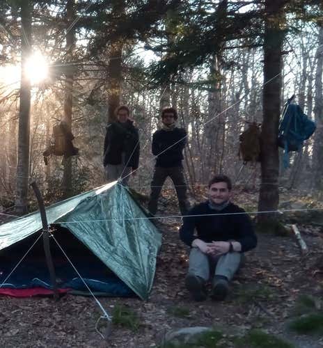 Survival day in the Pisan mountains