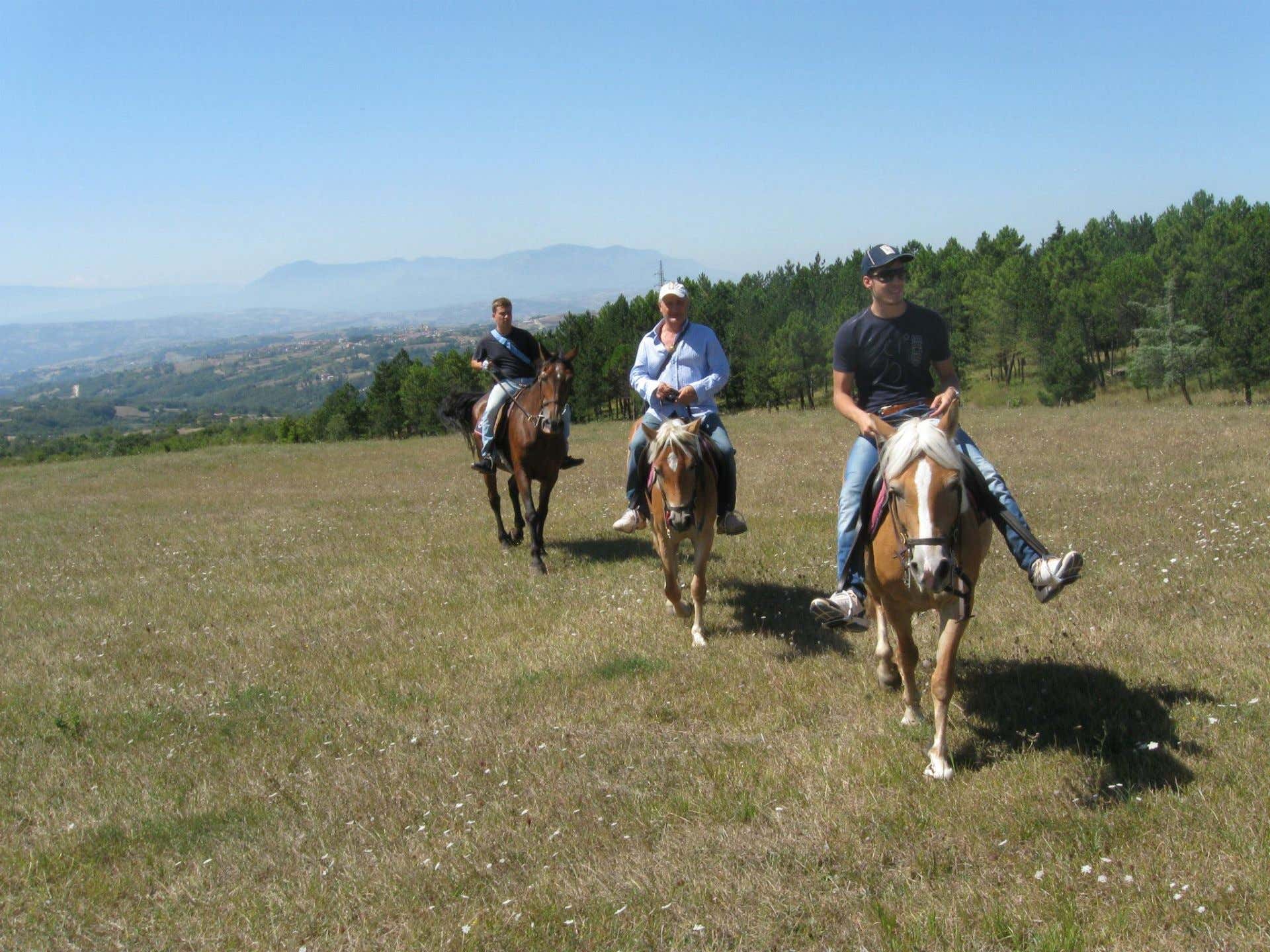 Giornata a cavallo sull'Appennino campano