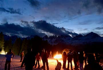Escursione in ciaspole al tramonto ad Andalo