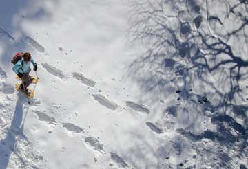 Escursione in ciaspole al villaggio di Les Suches