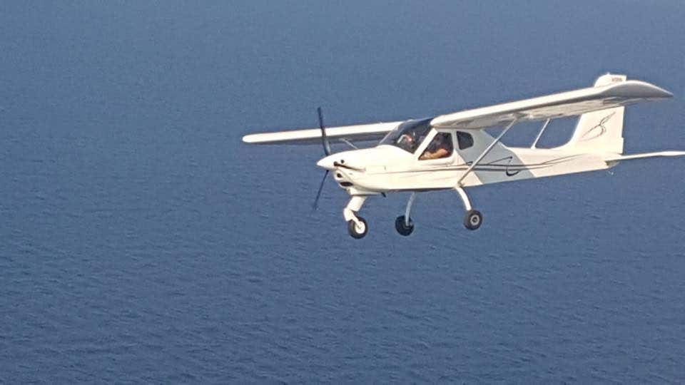 Battesimo del volo in aereo ultraleggero vicino a Napoli