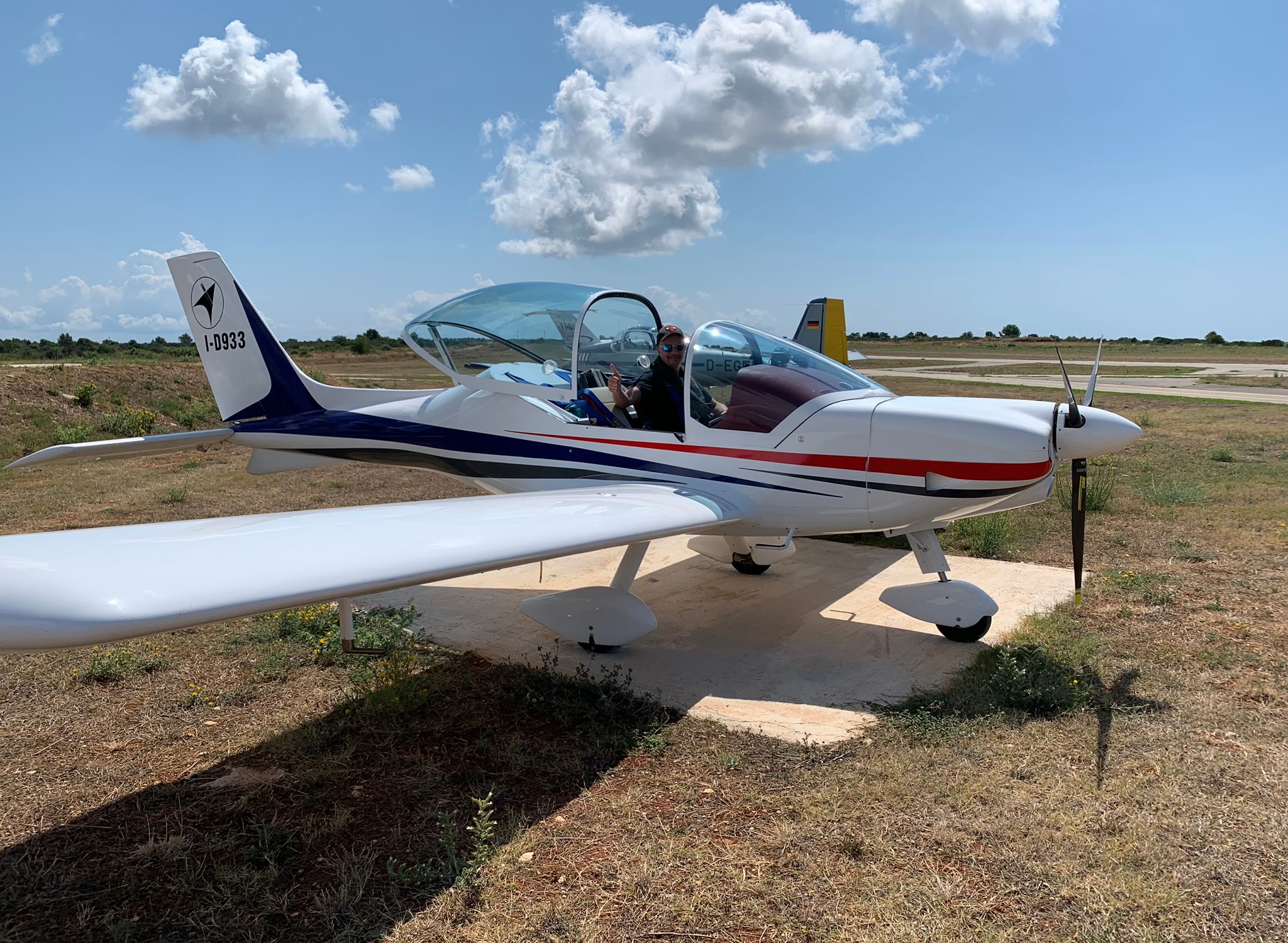 Prova di pilotaggio di 1 ora su ultraleggero tra Udine e Trieste
