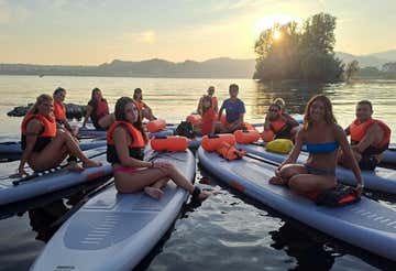 SUP excursion and meditation on Lake Maggiore in Angera