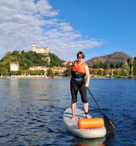 SUP excursion and meditation on Lake Maggiore in Angera