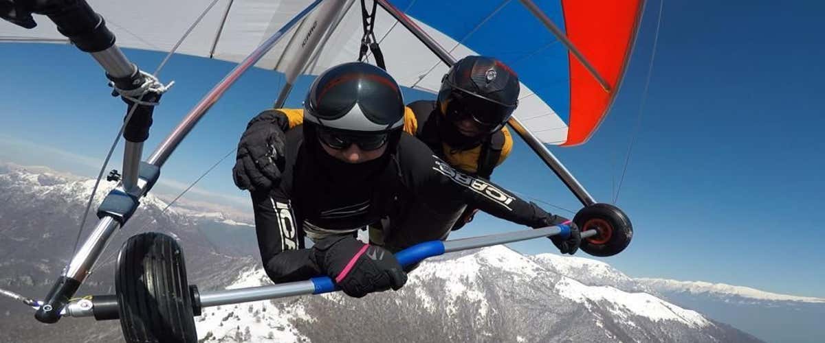 Volo tandem in deltaplano sul Monte Cornizzolo