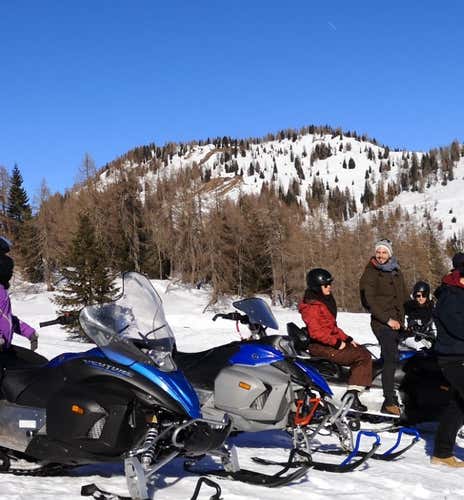 3-hour snowmobile adventure to Mount Pura and tasting