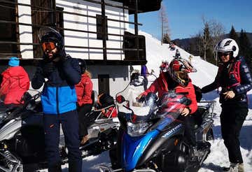 3-hour snowmobile adventure to Mount Pura and tasting