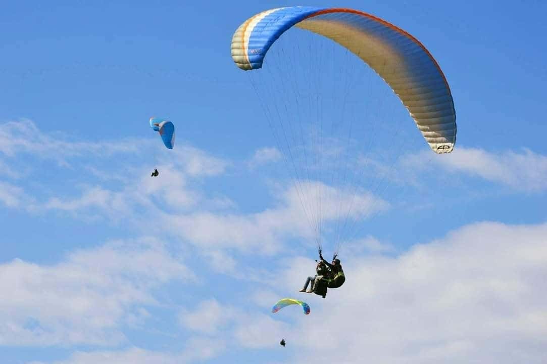 Volo simultaneo in parapendio biposto a Pizzo