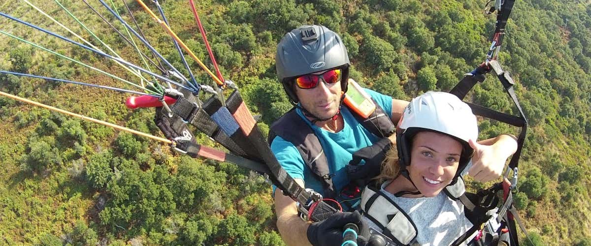Volo in parapendio biposto sull'Aspromonte
