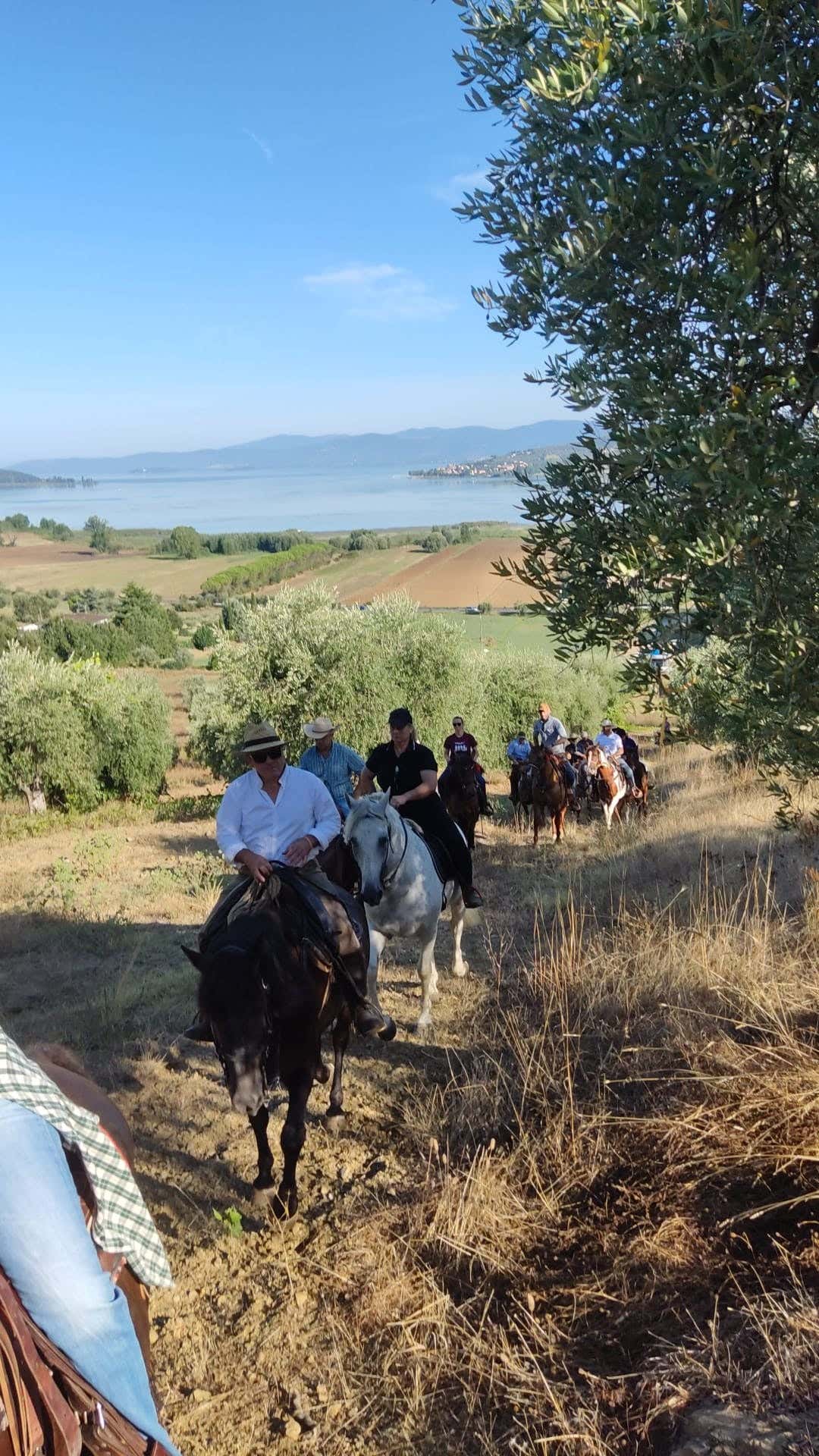Horse riding near Perugia with aperitif