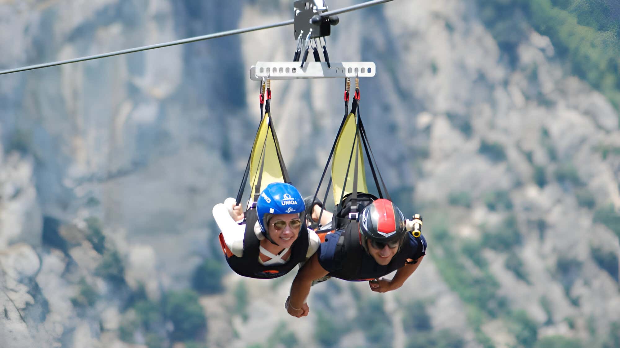 Zipline e visita in cantina con degustazione vini in provincia di Latina
