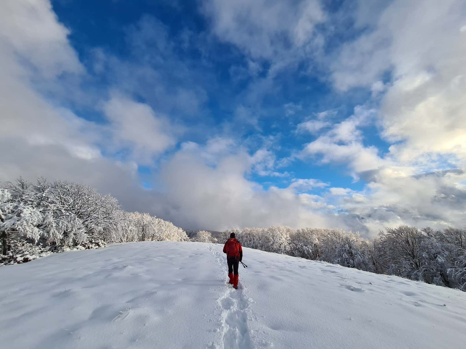 Ciaspolata sul Monte Terminillo e vin brulè