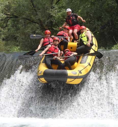Rafting sul fiume Corno alle Gole di Biselli