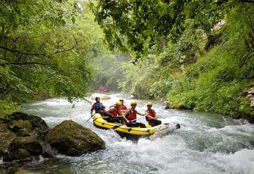 Rafting sul fiume Corno alle Gole di Biselli