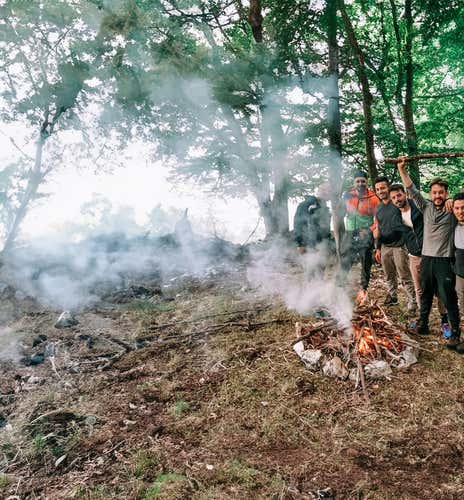 Giornata di bushcraft e survival a Contigliano in provincia di Rieti