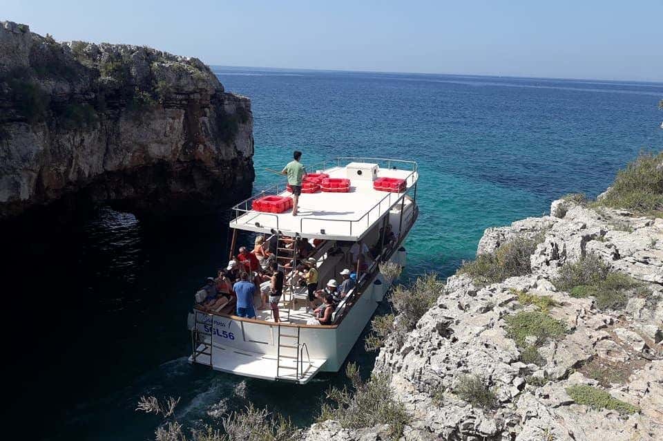Escursione in barca alle grotte di S. Maria di Leuca