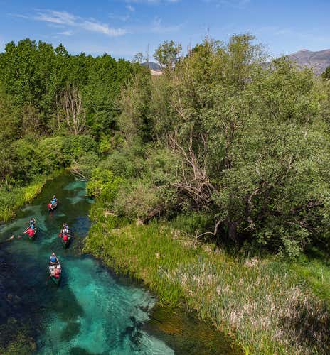 Escursione in canoa sul fiume Tirino