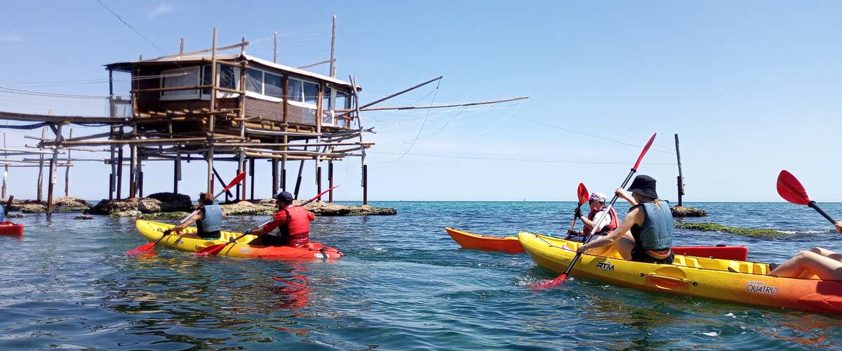 Kayak tours on the Trabocchi Coast