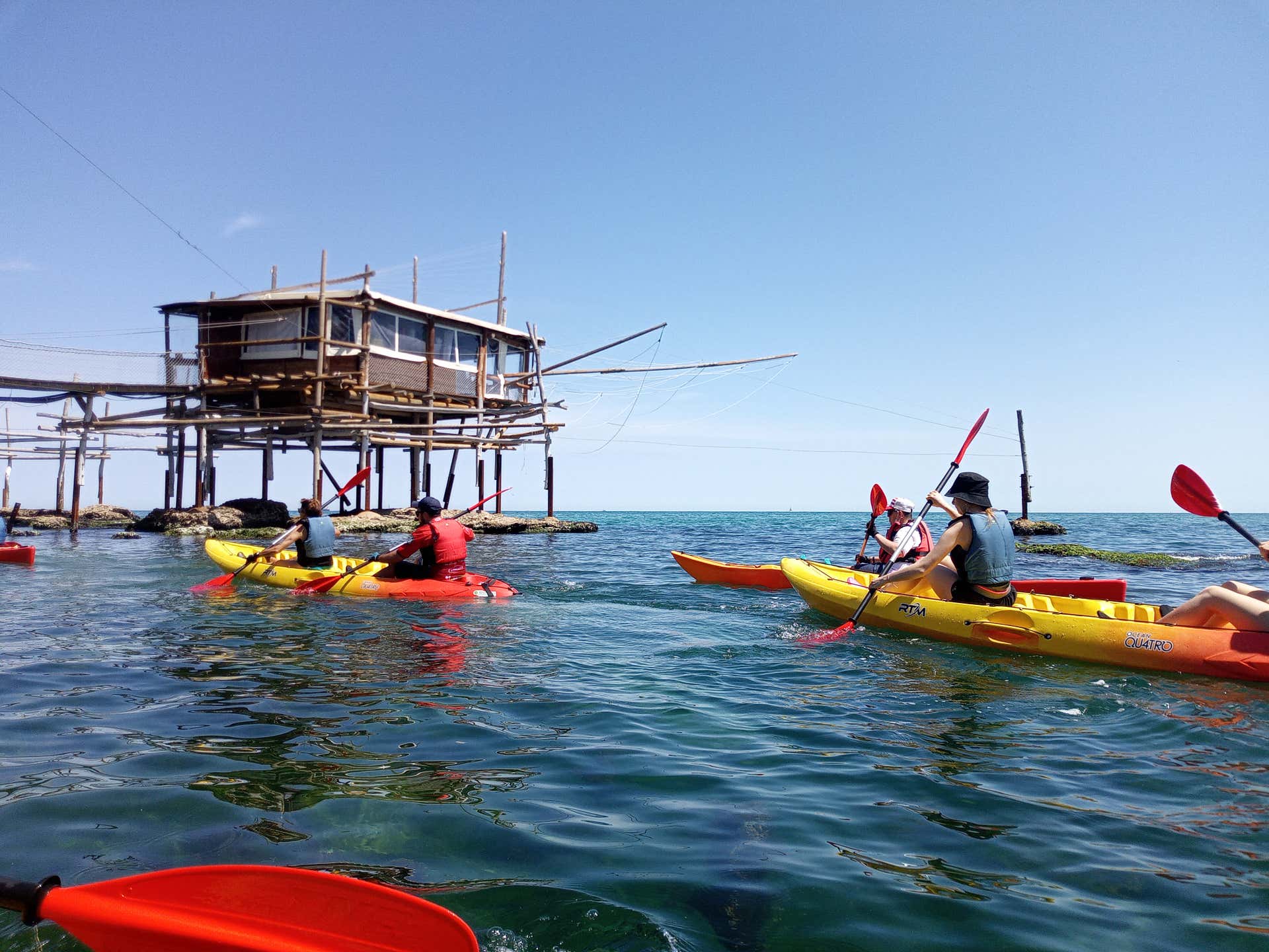 Canoeing and kayaking Vasto
