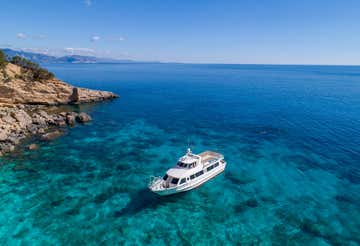 Motorship transfer from Cala Gonone to the Sea Ox Cave