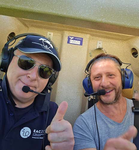 Aeroplane pilot for a day on Lake Garda