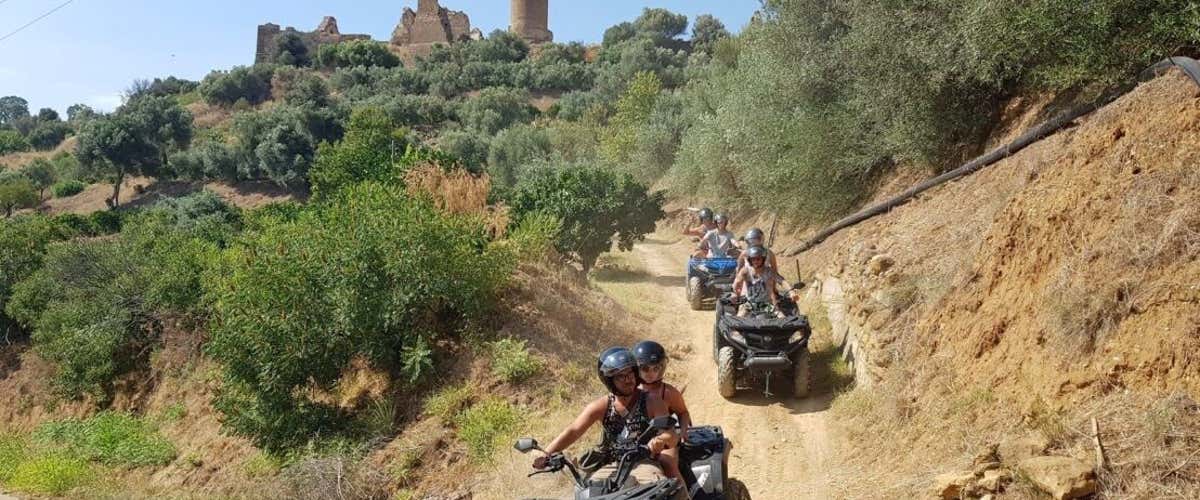 Quad tour on Mount Sara in Ribera