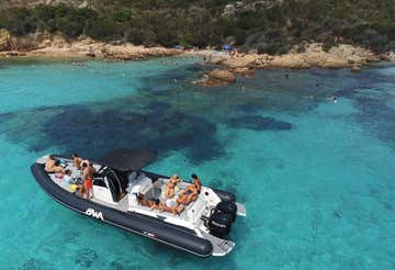 One-day Maxi Rib dinghy excursion among the islands of the La Maddalena Archipelago