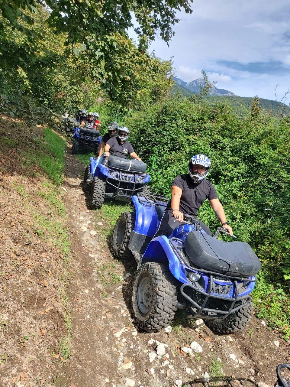 4-hour quad tour in the mountains near Avellino