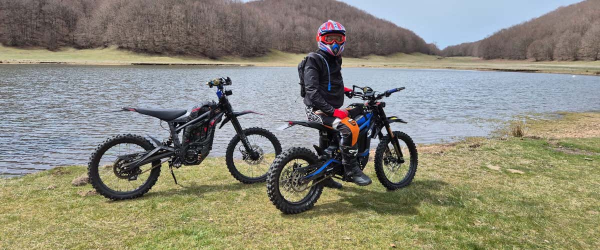 Electric enduro motorbike tour near Avellino