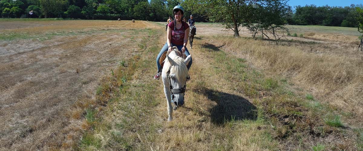 Horseback riding in the province of Alessandria with aperitif