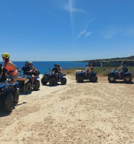 Quad tour from Melendugno to the Faraglioni of Sant'Andrea