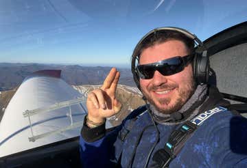 Panoramic ultralight aircraft flight over the Piacentine Valleys