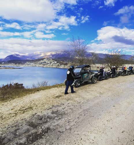 Tour in quad al Lago della Montagna Spaccata in Abruzzo