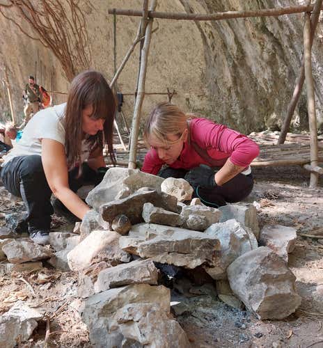 Day and night survival course in the province of Bergamo