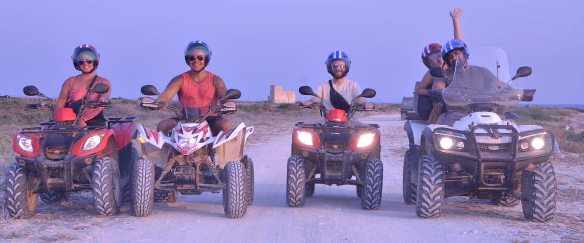 Quad bike tour near Marsala with sunset toast