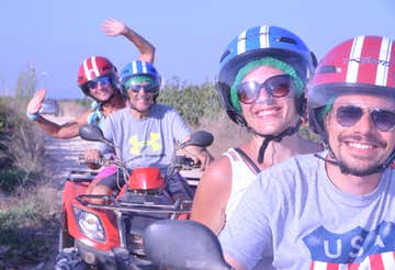 Quad bike tour near Marsala with sunset toast