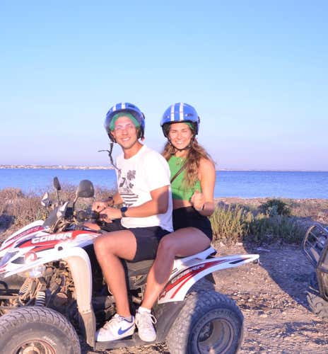 Quad bike tour near Marsala with sunset toast