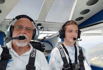 Scenic flight by plane over the Ligurian Riviera