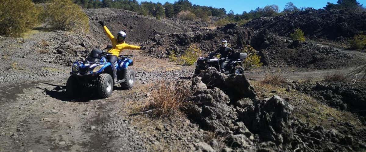 Half-day quad tour of Etna and Valle del Bove