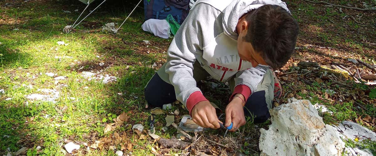 Survival day in the Simbruini Mountains