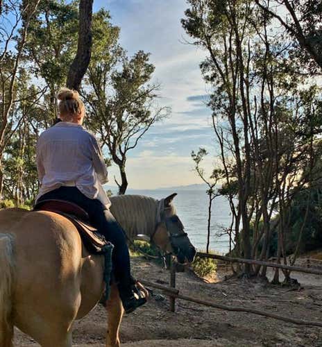 Horse trekking in the Bandite di Scarlino Natural Reserve