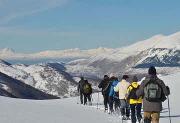 Ciaspolata a Campo Felice sulle montagne d'Abruzzo