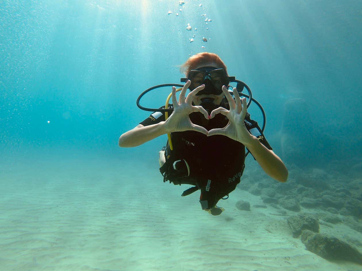 Scuba diving for beginners on the Elba Island