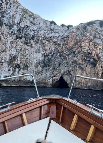 3-hour boat trip from Castro along the Salento coast with aperitif