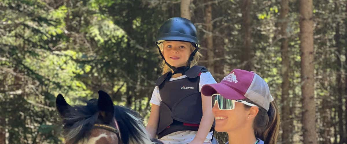 Passeggiata a cavallo nel Parco dello Stelvio da Santa Caterina